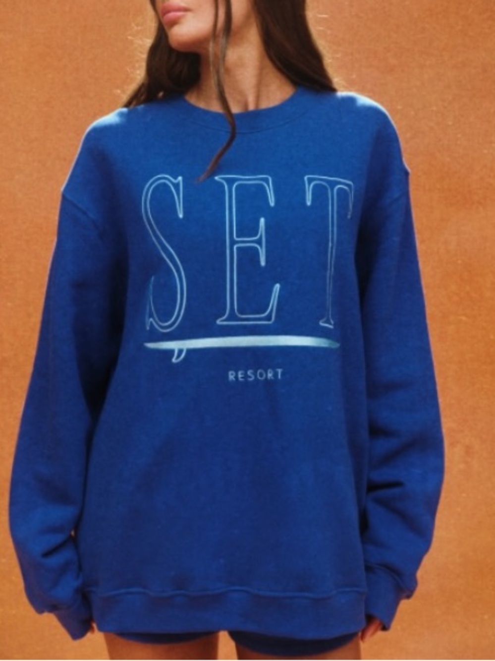 Set Active Midweights Sweats Staple Set Resort Crewneck in Maui